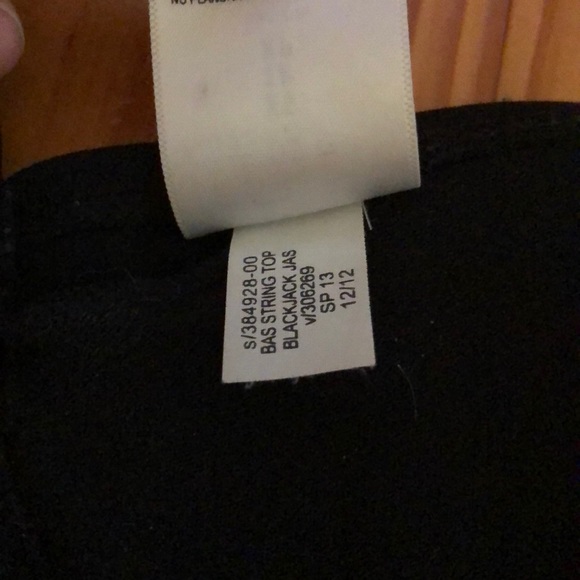 🍍FREE W/Purchase🍍Basic black bikini top - Picture 3 of 3